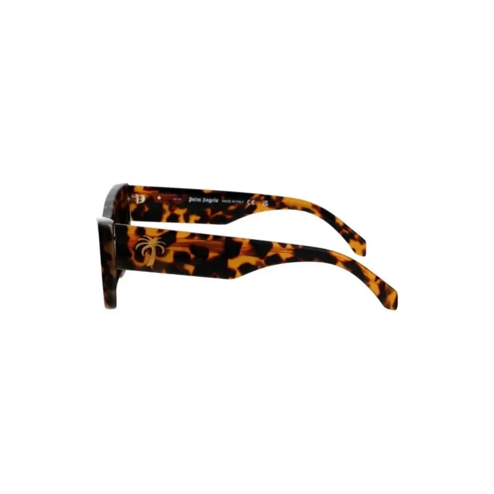 NWT Palm Angels FAIRFIELD-PERI058S24PLA0016064 Havana 53mm Sunglasses